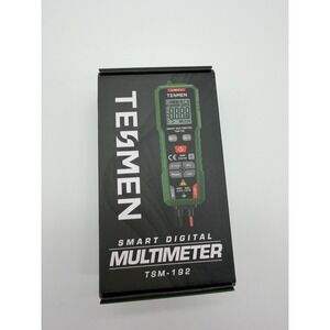 NEW TESMEN TSM-192 Handheld Digital Multimeter, Voltage Tester with Leads